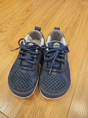 Lems Primal 2 Barefoot Sneakers Eclipse Unisex Men 5 Women 6.5 Navy Blue